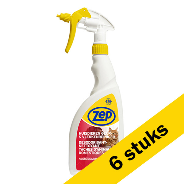 Zep Aanbieding: Zep huisdierenvlekken en geurverdrijver (6 flessen van 750 ml)  SZE00114 - 1