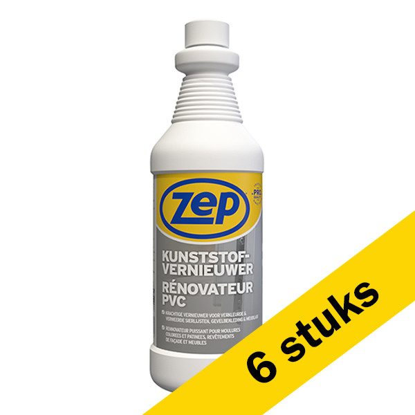 Zep Aanbieding: Zep kunststofvernieuwer (6 flessen van 1 liter)  SZE00004 - 1