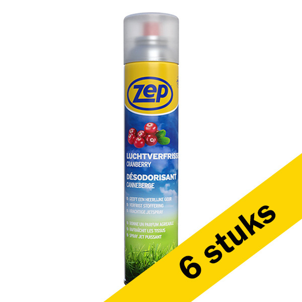 Zep Aanbieding: Zep luchtverfrisser cranberry (6 flessen van 750 ml)  SZE00088 - 1