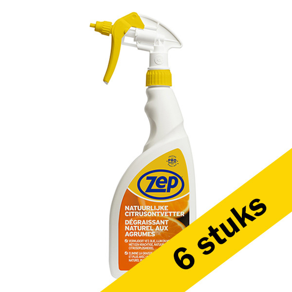 Zep Aanbieding: Zep natuurlijke citrusontvetter (6 flessen van 750 ml)  SZE00102 - 1