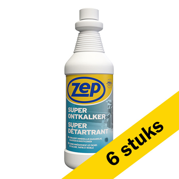 Zep Aanbieding: Zep super ontkalker (6 flessen van 1 liter)  SZE00020 - 1