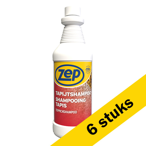 Zep Aanbieding: Zep tapijtshampoo (6 flessen van 1 liter)  SZE00036 - 1