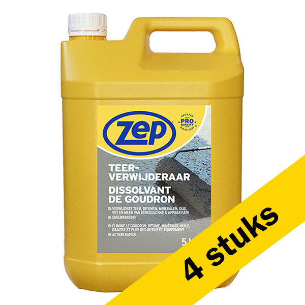 Zep Aanbieding: Zep teerverwijderaar (4 jerrycans van 5 liter)  SZE00056 - 1