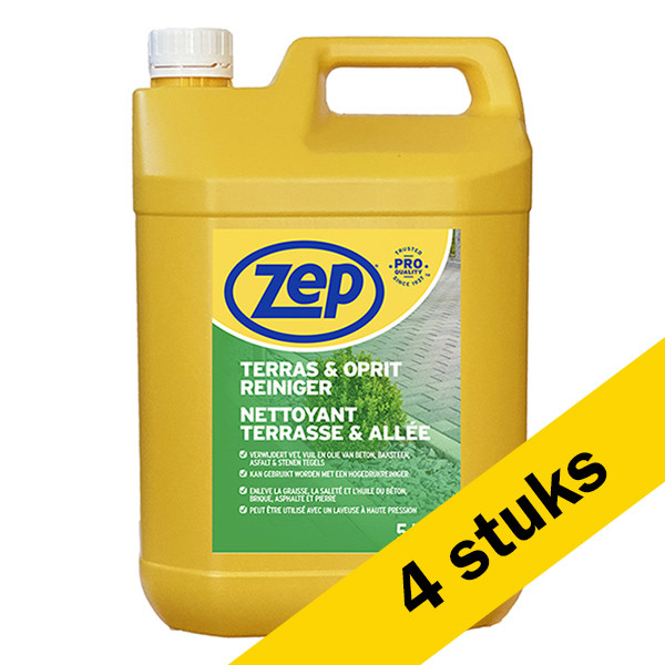 Zep Aanbieding: Zep terras & oprit reiniger (4 jerrycans van 5 liter)  SZE00060 - 1