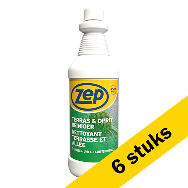 Zep Aanbieding: Zep terras & oprit reiniger (6 flessen van 1 liter)  SZE00044 - 1