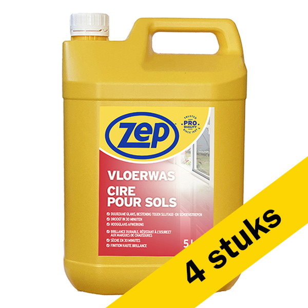 Zep Aanbieding: Zep vloerwas (4 jerrycans van 5 liter)  SZE00068 - 1