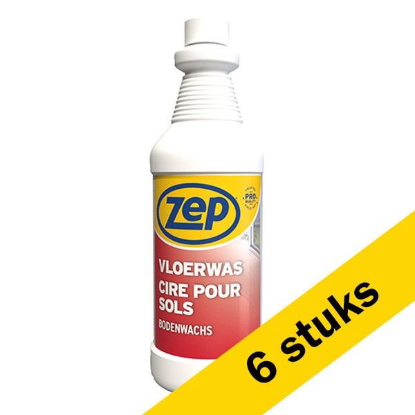 Zep Aanbieding: Zep vloerwas (6 flessen van 1 liter)  SZE00034 - 1