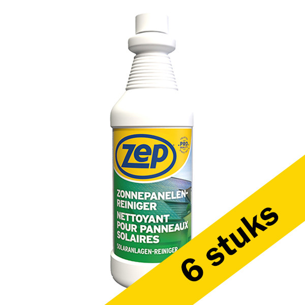 Zep Aanbieding: Zep zonnepanelenreiniger (6 flessen van 1 liter)  SZE00024 - 1