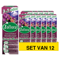 Zoflora Aanbieding: Zoflora Midnight Blooms Geconcentreerd Desinfectiemiddel (12 stuks - 120 ml)  SZO00104