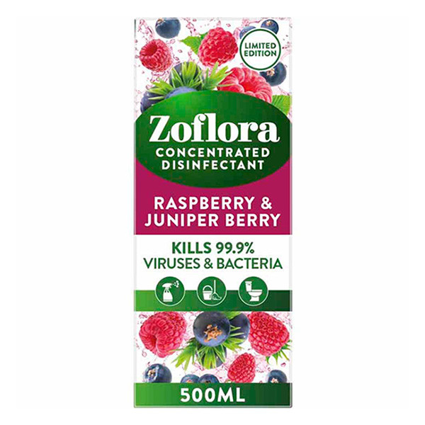 Zoflora allesreiniger concentraat - Raspberry & Juniper Berry (500 ml)  SZO00067 - 1