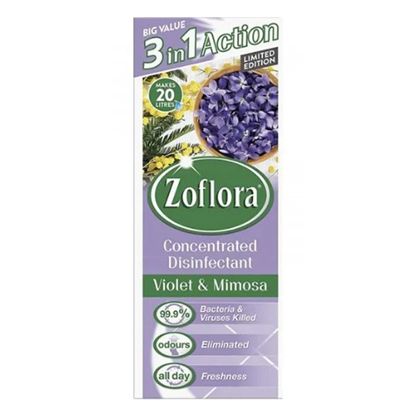 Zoflora allesreiniger concentraat - Violet & Mimosa (500 ml)  SZO00063 - 1