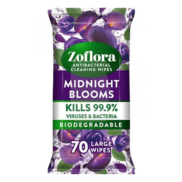 Zoflora multi-surface reinigingsdoekjes - Midnight Bloom (70 doekjes)  SZO00081 - 1