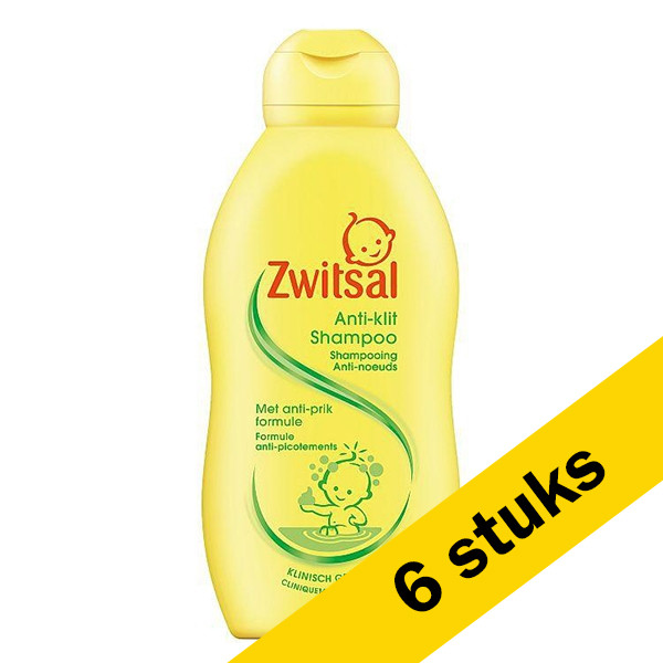 Zwitsal Aanbieding: 6x Zwitsal anti-klit shampoo (200 ml)  SZW00069 - 1