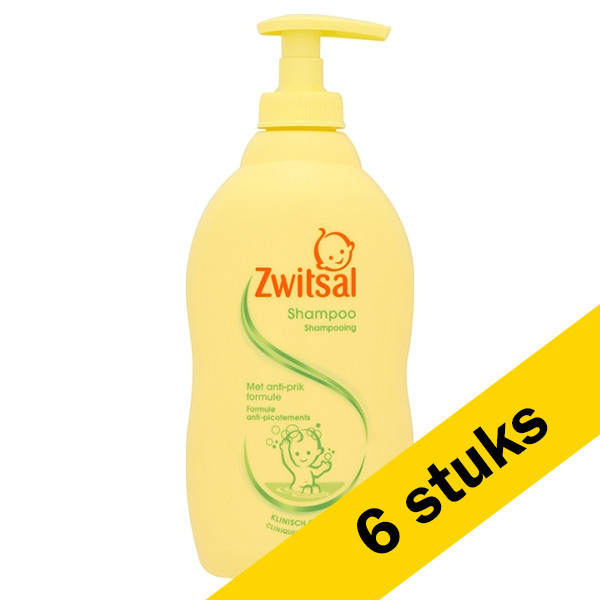 Zwitsal Aanbieding: 6x Zwitsal shampoo (400 ml)  SZW00065 - 1