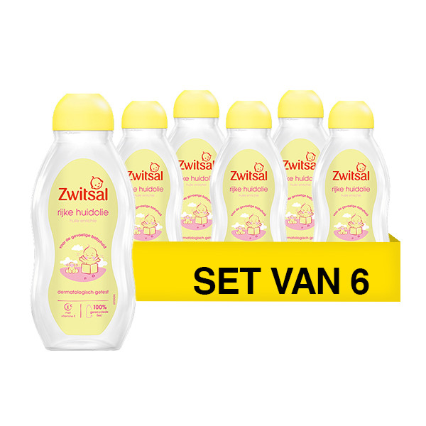 Aanbieding: Zwitsal Baby Rijke Huidolie (6 stuks à 200 ml) SZW00133 - 1