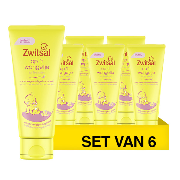 Aanbieding: Zwitsal Op 't Wangetje Zachte Crème (6 stuks à 100 ml) SZW00150 - 1
