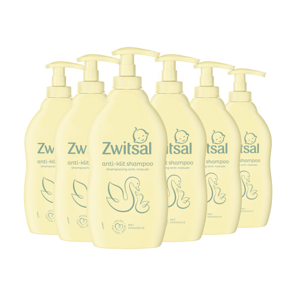 Aanbieding: Zwitsal Shampoo Anti-Klit Met Pomp (6 stuks à 400 ml) SZW00099 - 2