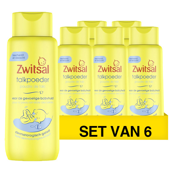 Zwitsal Aanbieding: Zwitsal Talkpoeder (6 stuks - 600 gr)  SZW00089 - 1