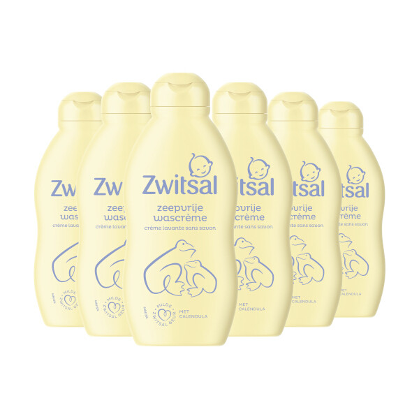 Aanbieding: Zwitsal Zeepvrije Wascrème (6 stuks à 200 ml) SZW00117 - 2