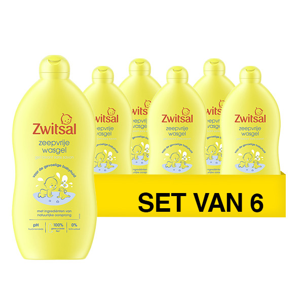 Aanbieding: Zwitsal Zeepvrije Wasgel (6 stuks á 700 ml) SZW00139 - 1