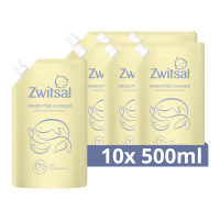 Aanbieding: Zwitsal Zeepvrije Wasgel Navulverpakking (10 stuks à 500 ml)