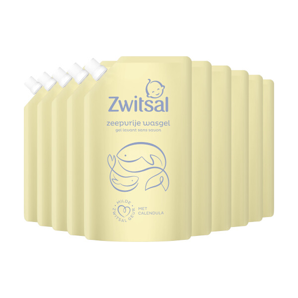 Aanbieding: Zwitsal Zeepvrije Wasgel Navulverpakking (10 stuks à 500 ml) SZW00109 - 2