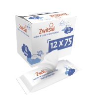 Zwitsal Aanbieding: Zwitsal billendoekjes Water & Care 900 doekjes (12 x 75 stuks)  SZW00079