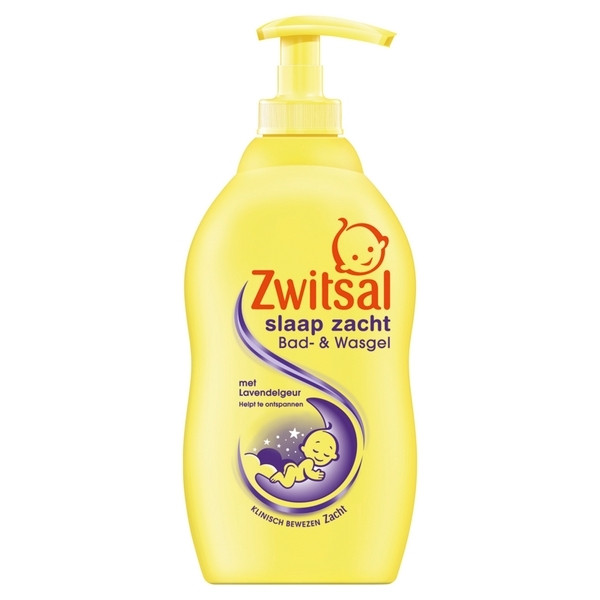 Zwitsal Slaap Zacht bad- en wasgel lavendel (400 ml)  SZW00032 - 1