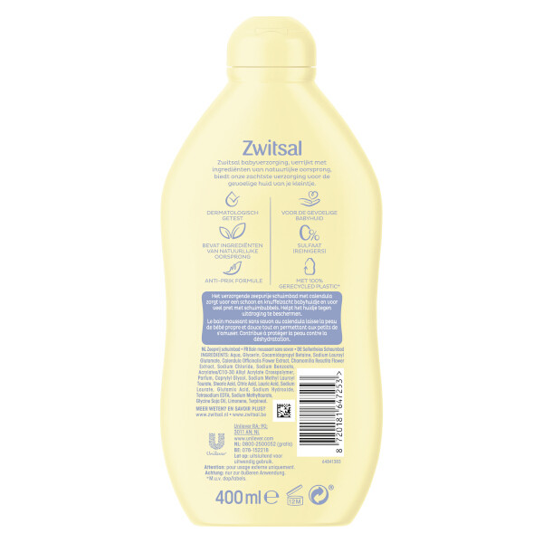 Zwitsal Zeepvrij Schuimbad (400 ml) SZW00110 - 2