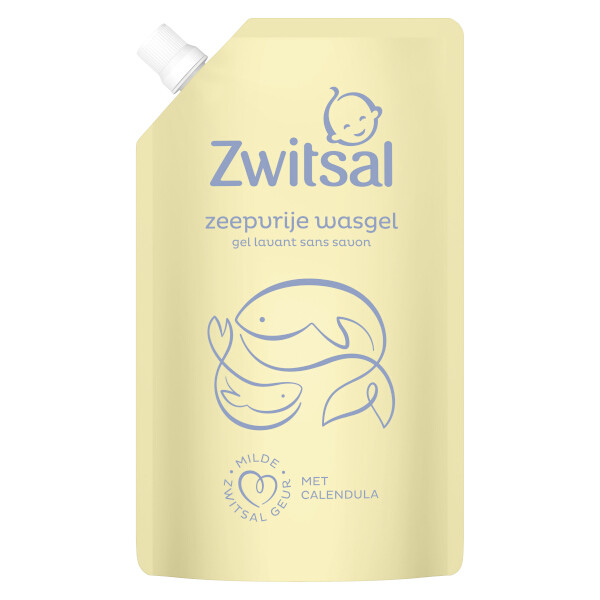 Zwitsal Zeepvrije Wasgel Navulverpakking (500 ml) SZW00108 - 1