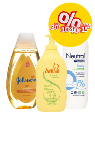 Baby shampoo aanbieding