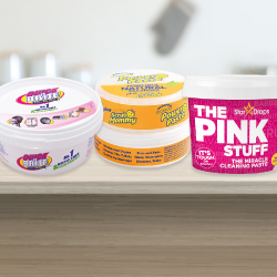 De verschillen tussen drie populaire schoonmaakpasta’s: Scrub Daddy, The Pink Stuff en Quick 'n Brite