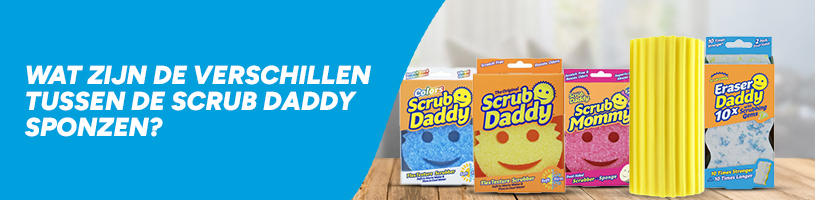 De verschillen tussen Scrub Daddy sponzen