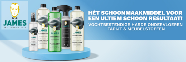 James schoonmaakmiddelen voor vloeren en meubelstoffen