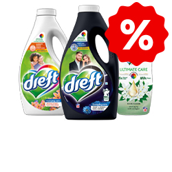 Dreft wasmiddel aanbieding