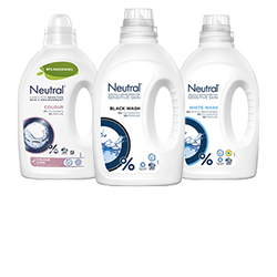 Neutral vloeibaar wasmiddel
