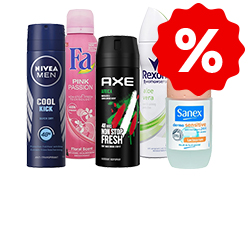 Deodorant aanbieding