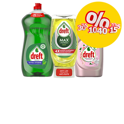 Dreft afwasmiddel aanbieding
