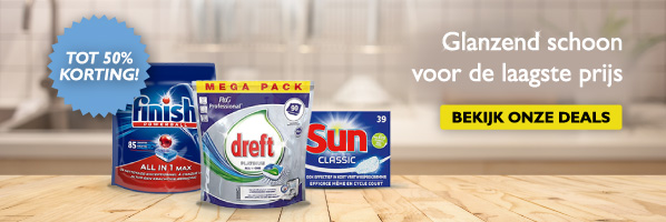 Vaatwastabletten in de aanbieding