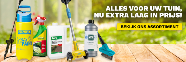 De beste schoonmaakmiddelen en -artikelen voor een schone tuin