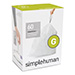 Vuilniszakken met trekband 30 liter | Simplehuman code G | 3 x 20 stuks