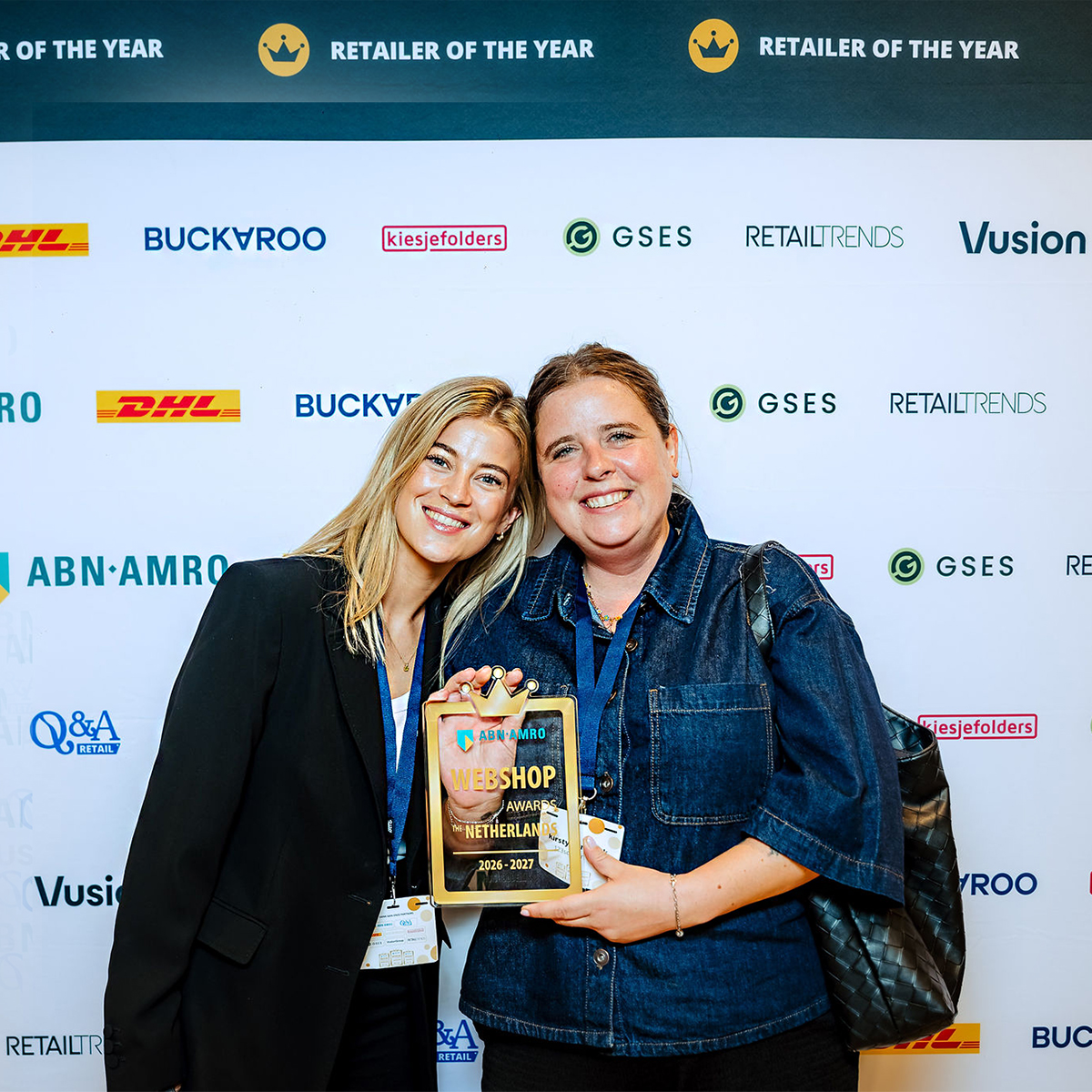 123schoon collega's met de gewonnen award