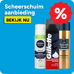 Scheerschuim aanbieding