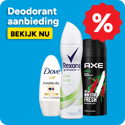Deodorant aanbieding
