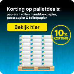 123schoon huismerk palletdeals voor papier