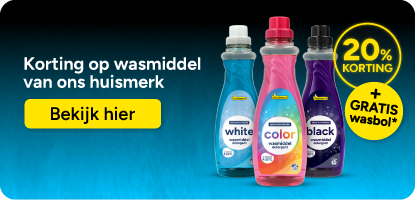 Nieuw: 123schoon huismerk wasmiddel