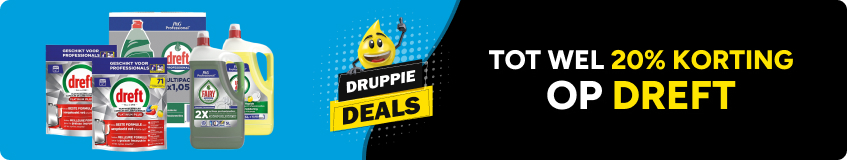 Tot wel 20% korting op Dreft Tot wel 20% korting op Dreft