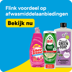 Tot 60% korting op afwasmiddelaanbiedingen