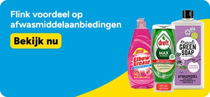 Tot 60% korting op afwasmiddelaanbiedingen