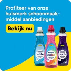 Huismerk schoonmaakmiddelen aanbieding